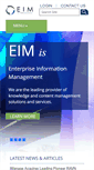 Mobile Screenshot of eimintl.com
