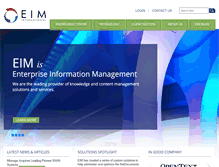 Tablet Screenshot of eimintl.com